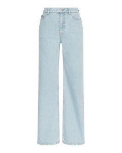 Solia Ada Hw Wide Jeans - Light Blue Wash