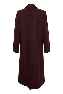 MaleneGZ Coat - Dark Bordeaux