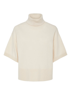 Yasemila 2/4 Wool Knit Pullover S. - Sandshell