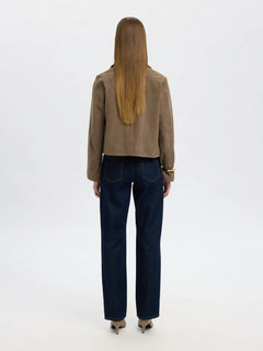 Kaya Suede Jacket - Fungi