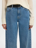 Wide Bea-Kori Light Bl Hw Jeans - Light Blue Denim
