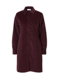 Runa Short Corduroy Dress - Fig