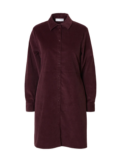 Runa Short Corduroy Dress - Fig