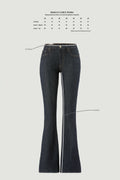 Flared Denim - Dark Blue