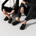 Boston Oiled Leather Narrow - Black