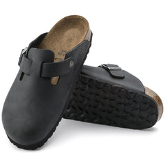 Boston Oiled Leather Regular - Black