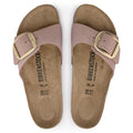 Madrid Big Buckle Nubuck Leather Narrow - Old Rose