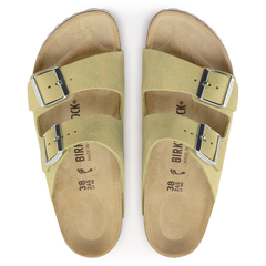 Arizona Suede Leather Narrow - Shimmering Popcorn