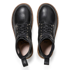 Bryson Grained Natural Leather Narrow - Black