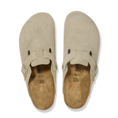 Boston Suede Leather Narrow - Faded Khaki
