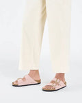 Arizona Suede Leather Narrow - Light Rose