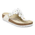 Gizeh Flower Leather Regular - White