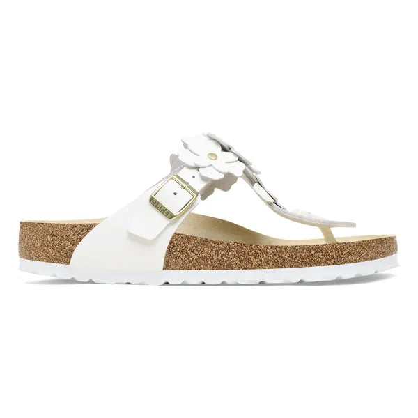 Gizeh Flower Leather Regular - White