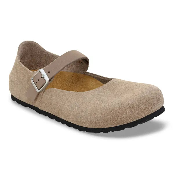 Mantova Suede Leather Narrow - Taupe