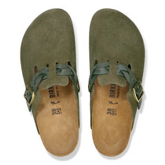 Boston Braided Suede Leather Narrow - Thyme