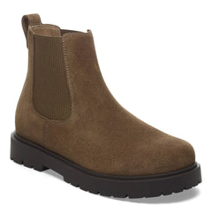 Highwood Slip On Women Suede Leather Narrow - Dark Tea