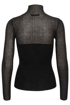KazaliGZ Rib Pullover - Black