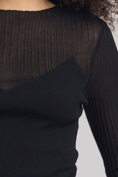 SameaGZ Ls Blouse - Black