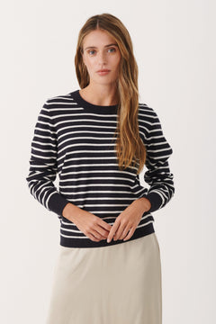 GertiePW PU - Black Stripe