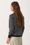 GertiePW PU - Black Stripe