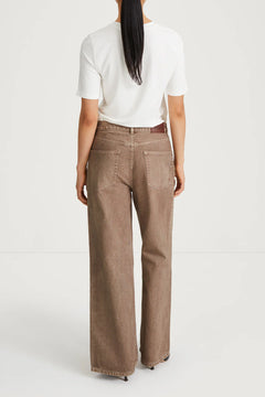 Kayne Denim Trousers - Brown