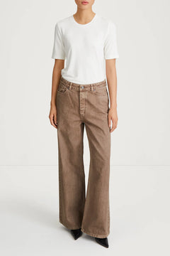 Kayne Denim Trousers - Brown