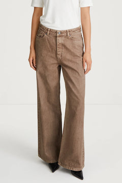 Kayne Denim Trousers - Brown