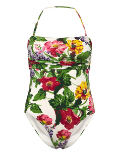 Bandeau Swimsuit - Daylight Bloom