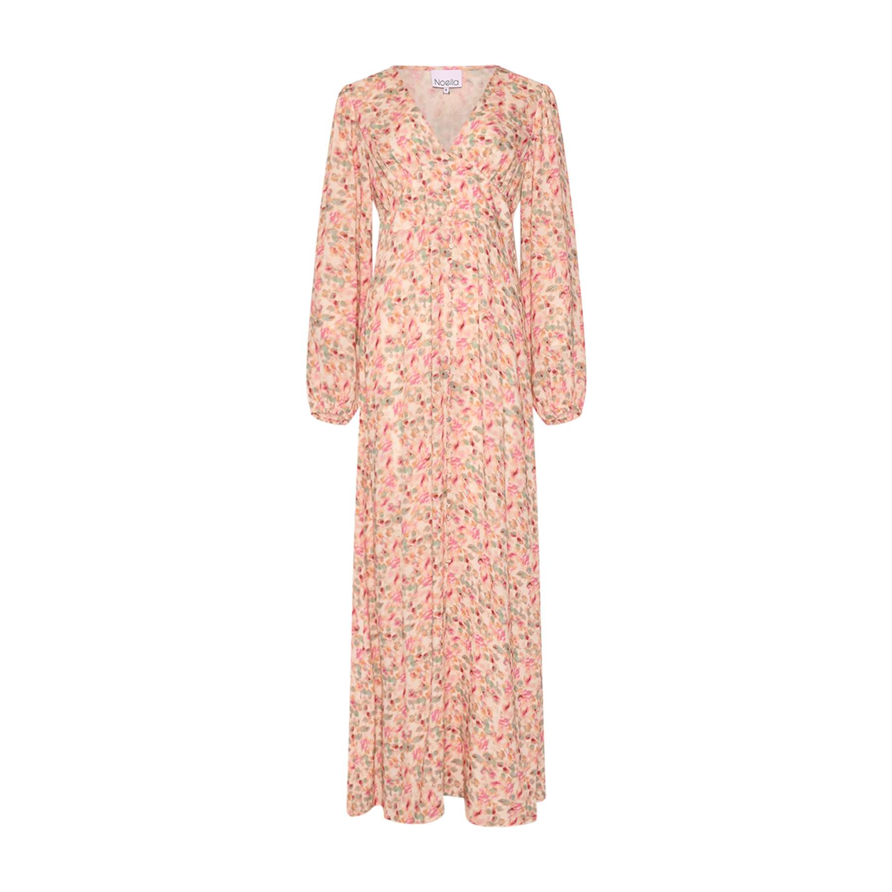 Noella - N-Lilith Ss Maxi Dress 15630001 - 1450 - Dolley Yellow Print