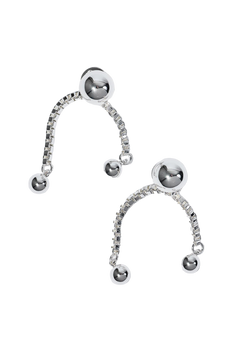 Tiny Solar Studs - Silver