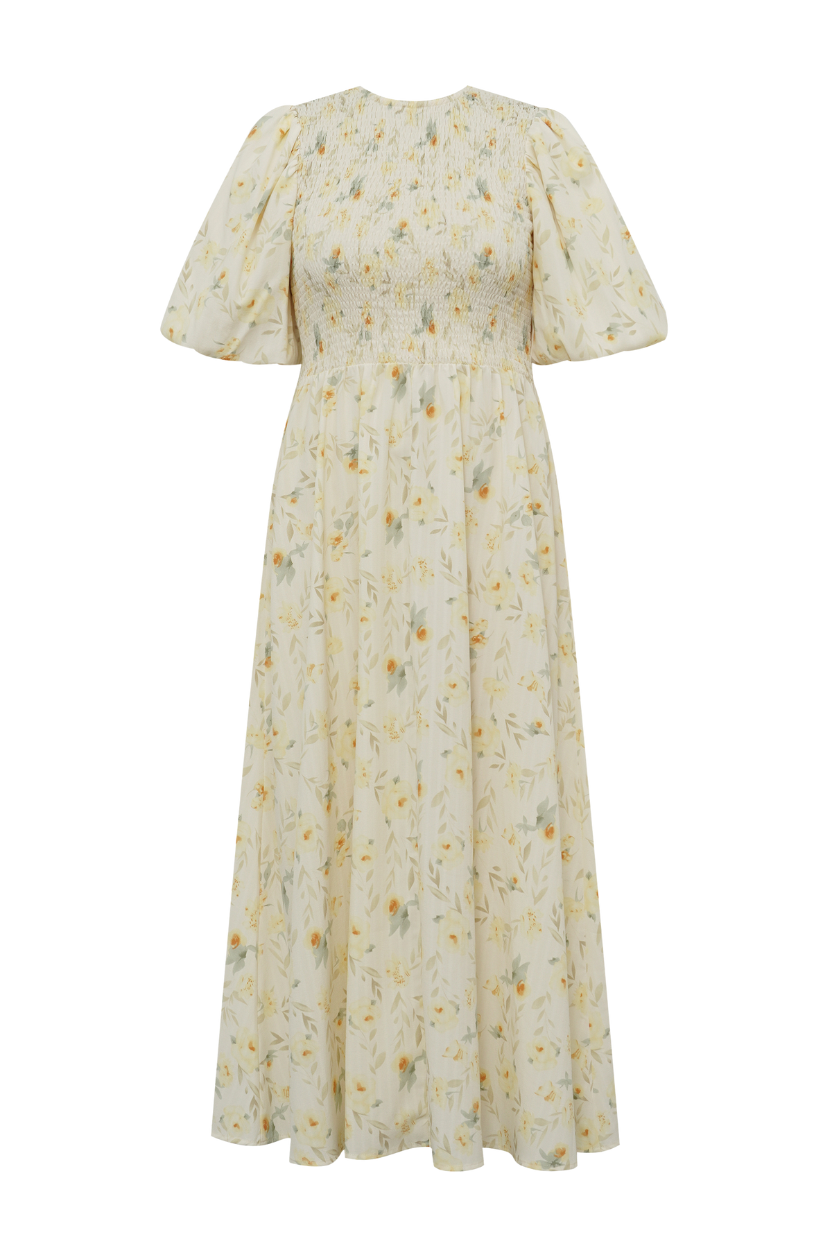Tabita Dress - Sand/Yellow