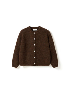 N-Mata Knit Cardigan - Chocolate