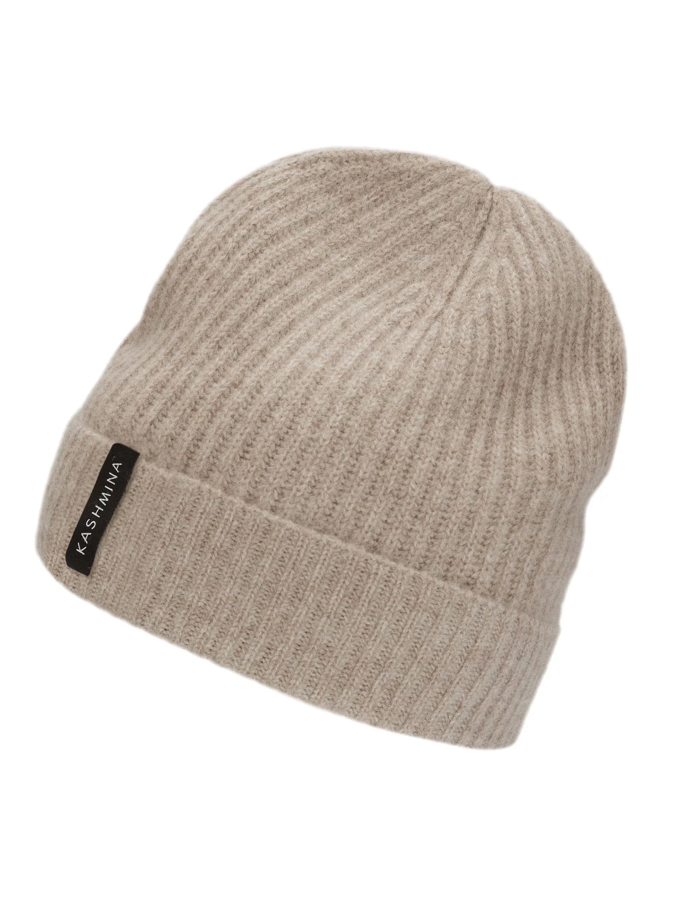 Cashmere Beanie "Elli" - Toast