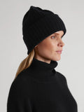 Cashmere Beanie "Oda" - Black
