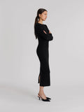 Cashmere Dress "Hedvig" - Black