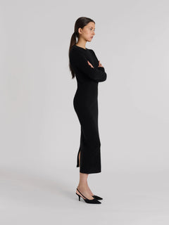 Cashmere Dress "Hedvig" - Black