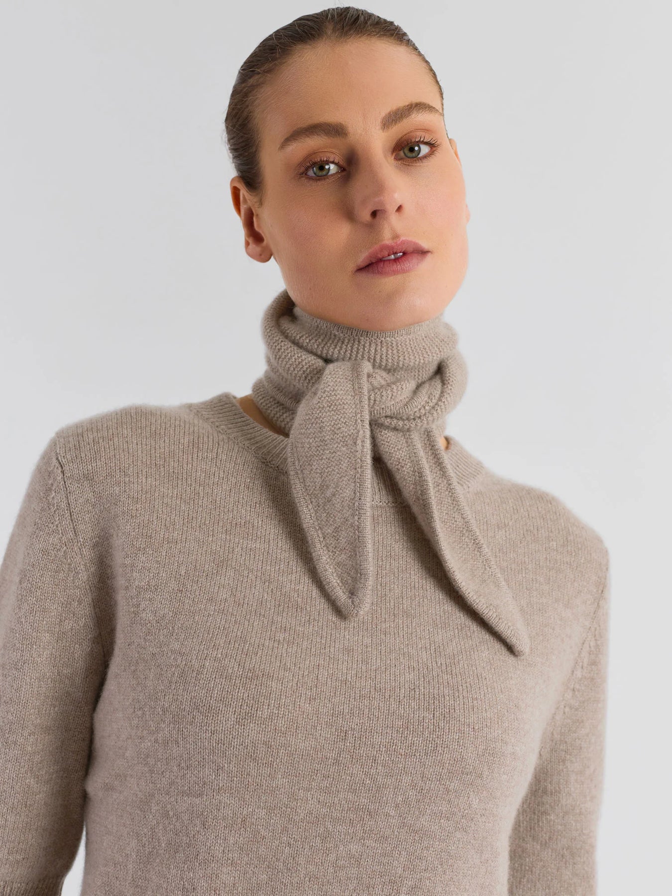 Cashmere Scarf "Alfie" - Toast