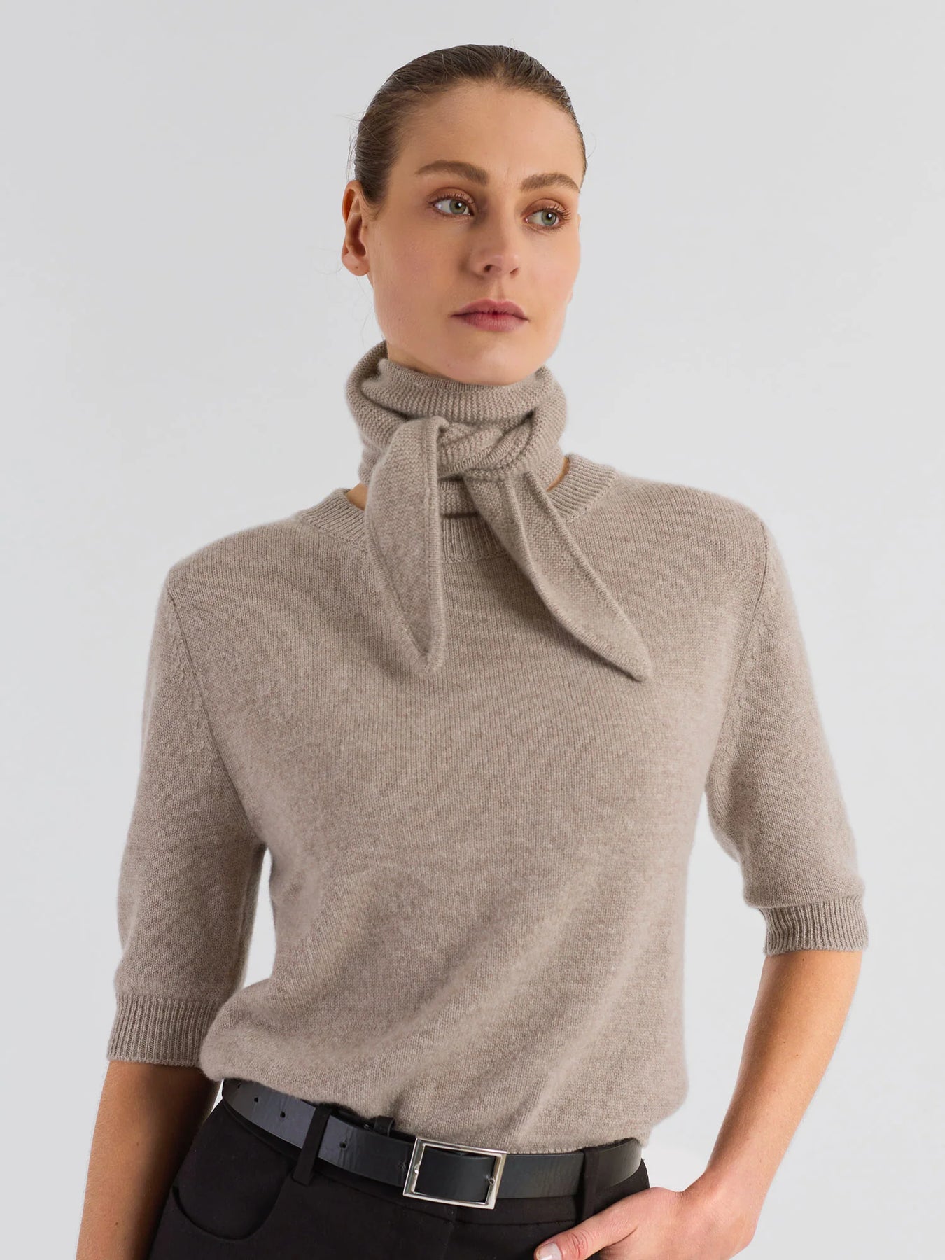 Cashmere Scarf "Alfie" - Toast