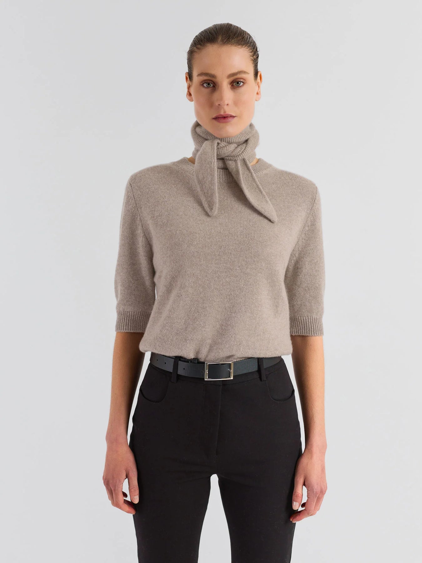Cashmere Scarf "Alfie" - Toast