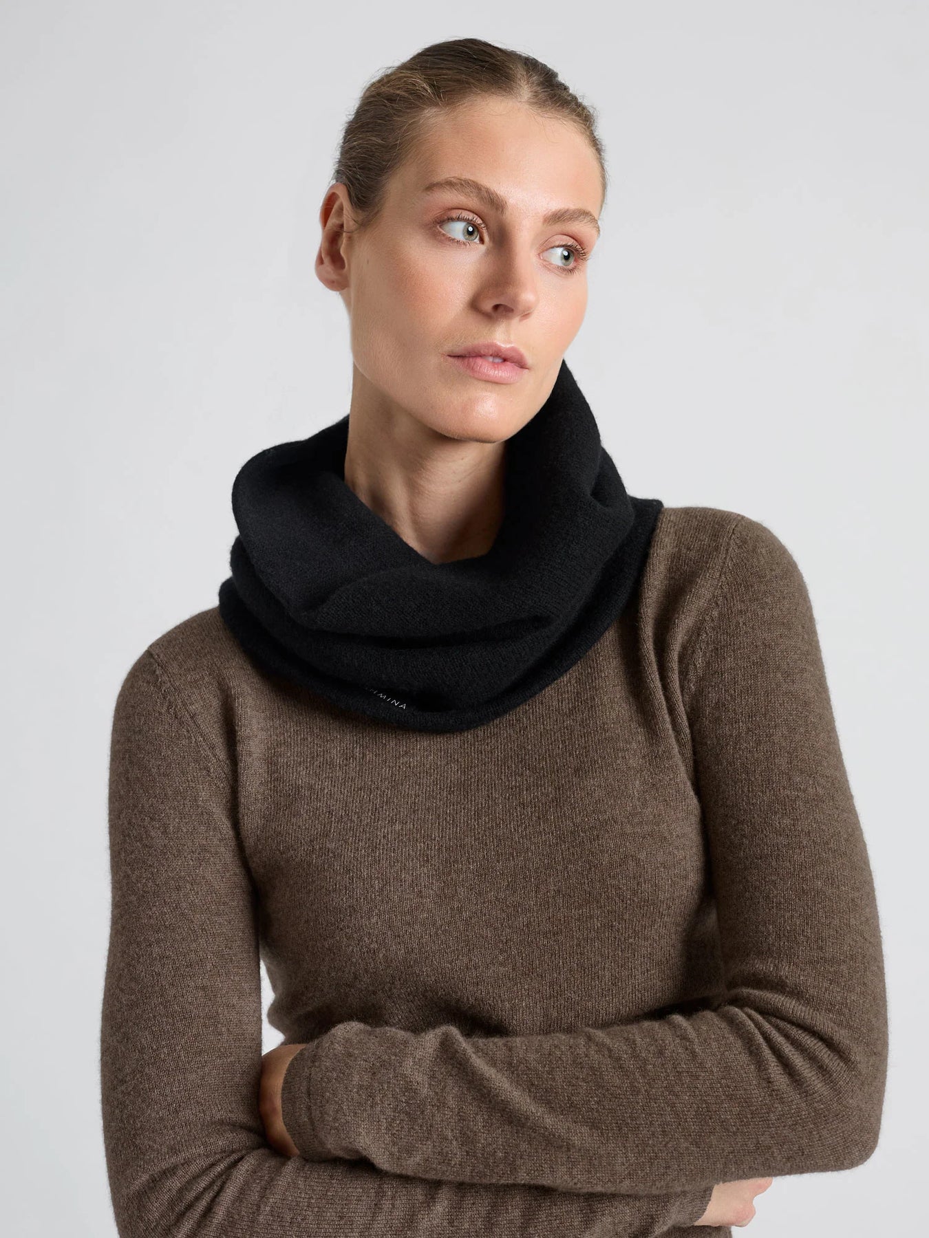 Cashmere Snood "Eydis" - Black