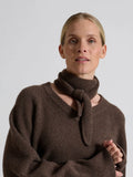 Cashmere Scarf "Alfie" - Dark Brown