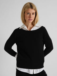 Cashmere Sweater "Asta" - Black