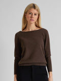 Cashmere Sweater "Asta" - Dark Brown