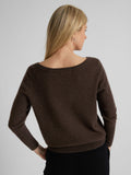 Cashmere Sweater "Asta" - Dark Brown