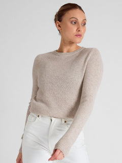 Cashmere Sweater "Saga" - Beige