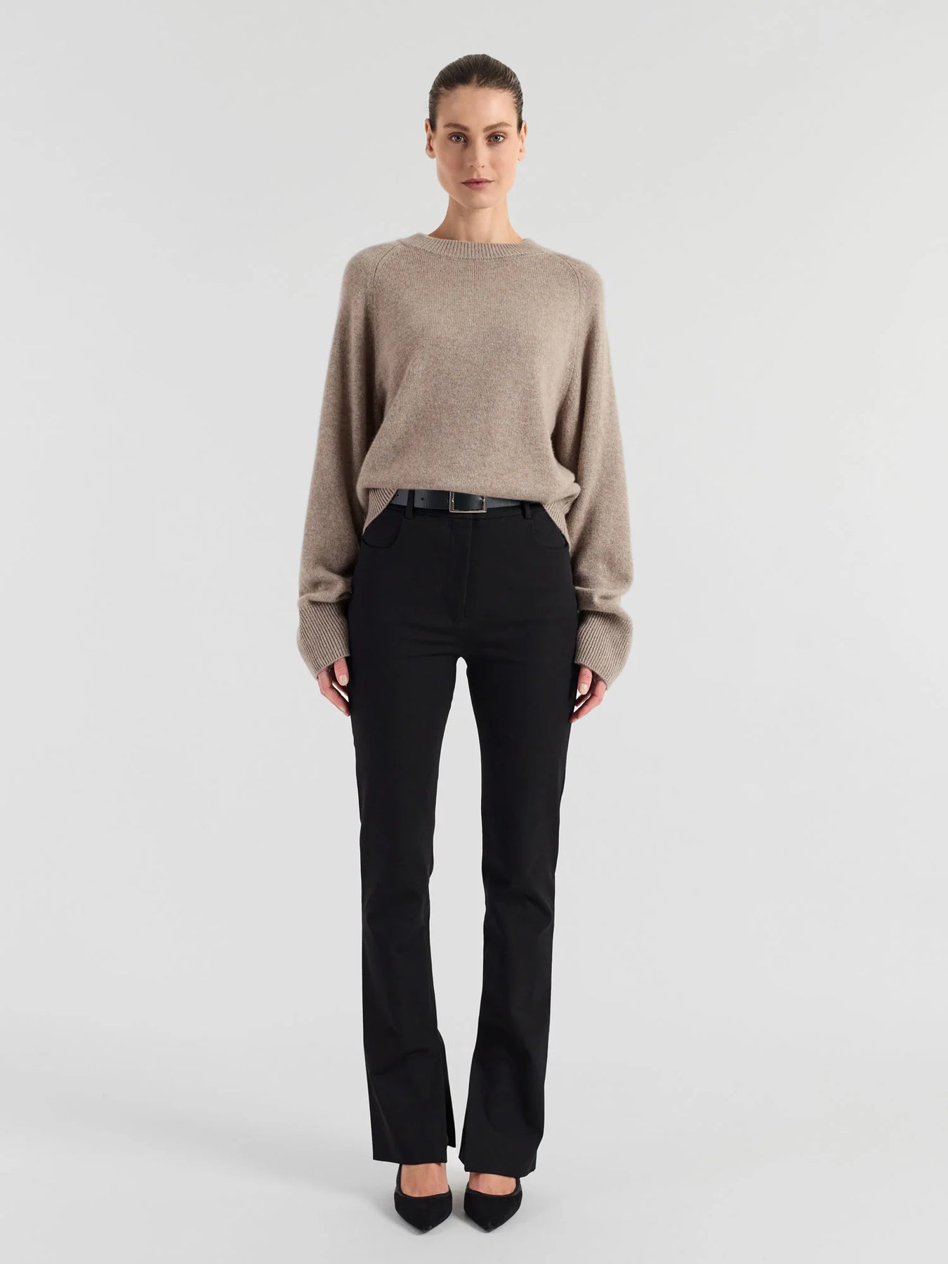 Cashmere Sweater "Signy" - Toast