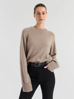 Cashmere Sweater "Signy" - Toast