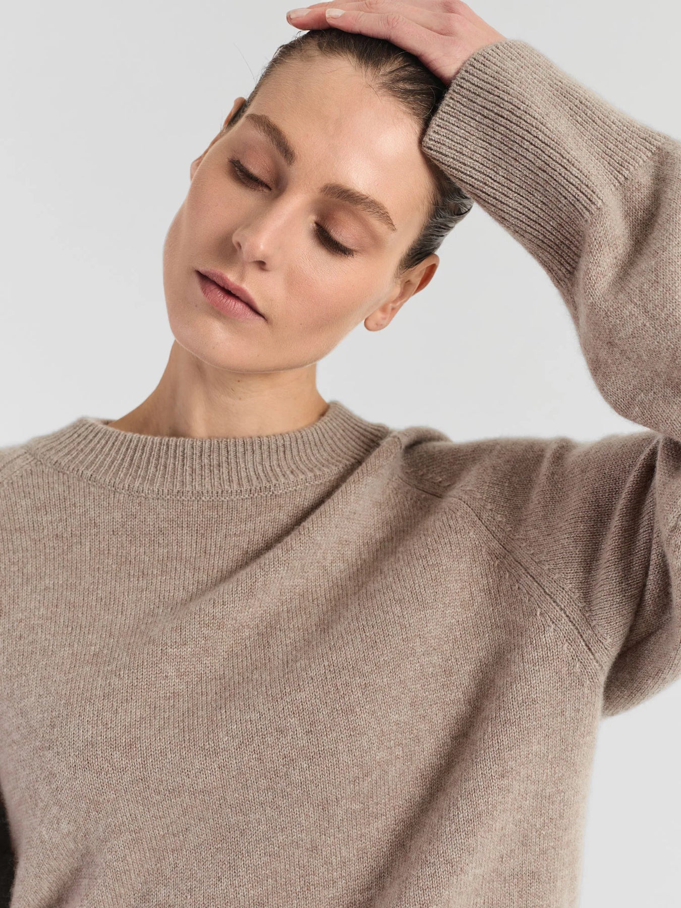 Cashmere Sweater "Signy" - Toast