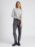 Cashmere Sweater "Sofia Long" - Light Grey