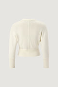 Cashmere Blend Cardigan - Offwhite